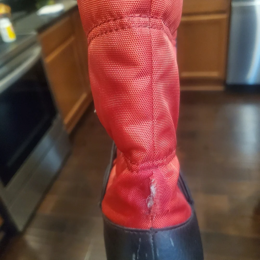 Red and Black‎ Winter Boots